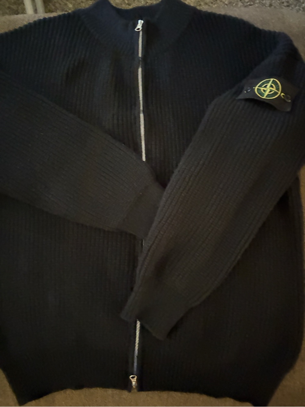 Stone Island Compass-patch cardigan - Picture 2 of 4